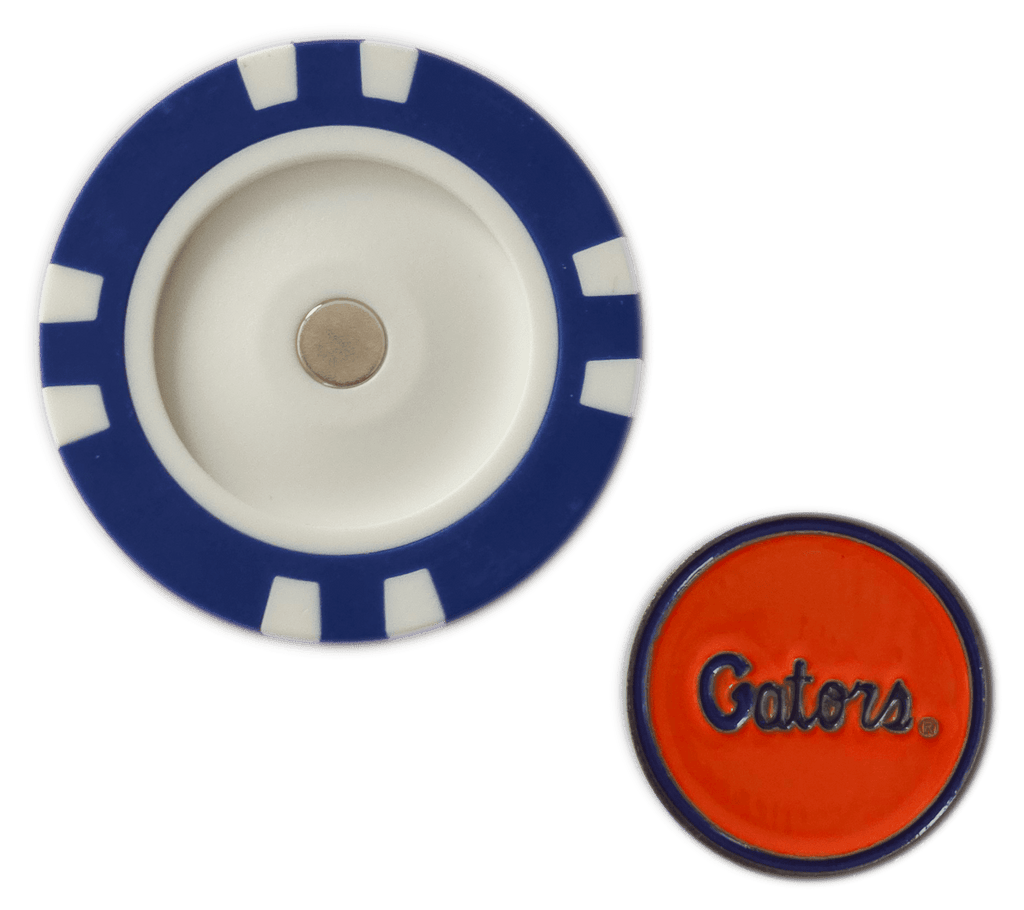 Officially Licensed Florida Gators Poker Chip Ball Marker - Black Girl Golf