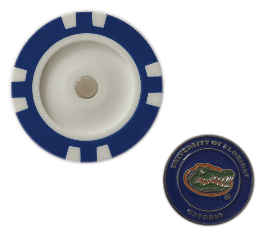 Officially Licensed Florida Gators Poker Chip Ball Marker - Black Girl Golf