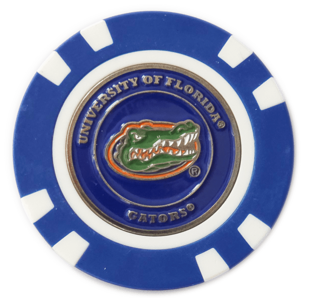 Officially Licensed Florida Gators Poker Chip Ball Marker - Black Girl Golf