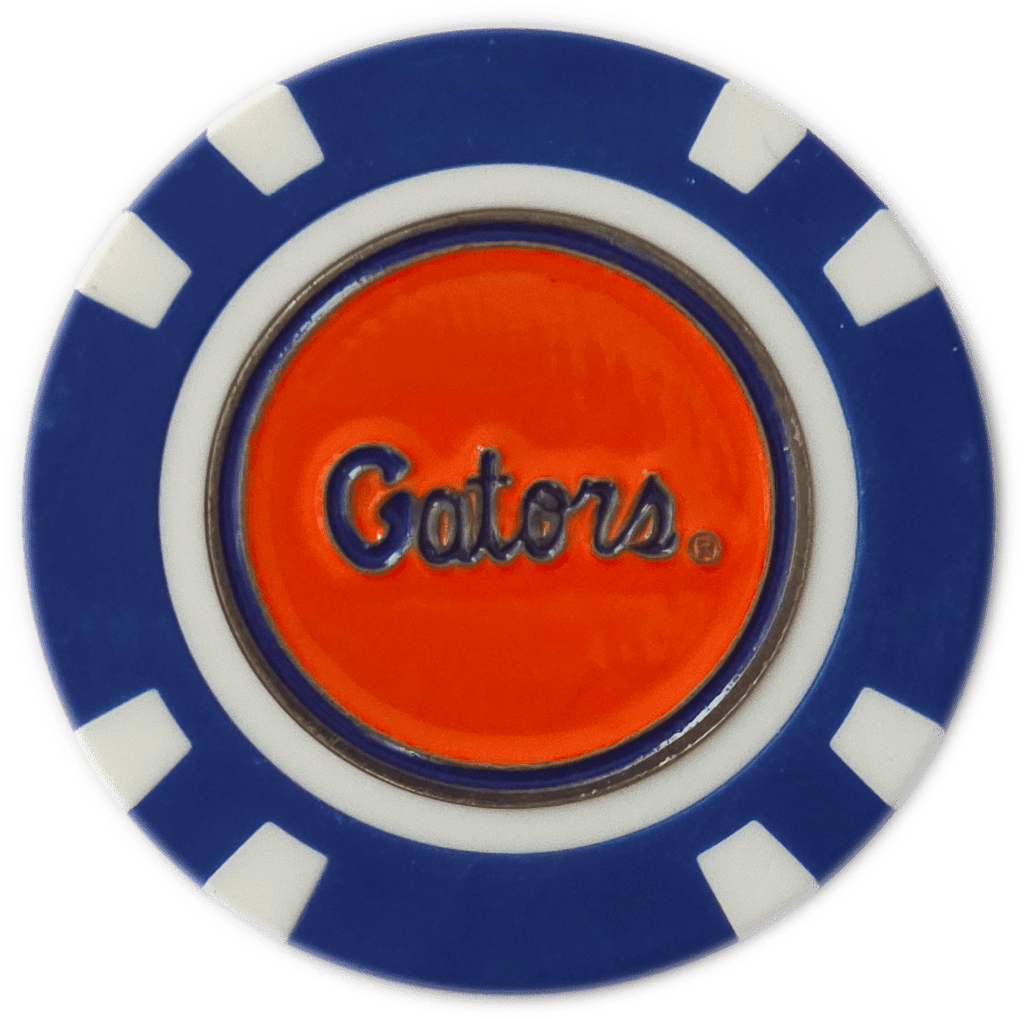 Officially Licensed Florida Gators Poker Chip Ball Marker - Black Girl Golf
