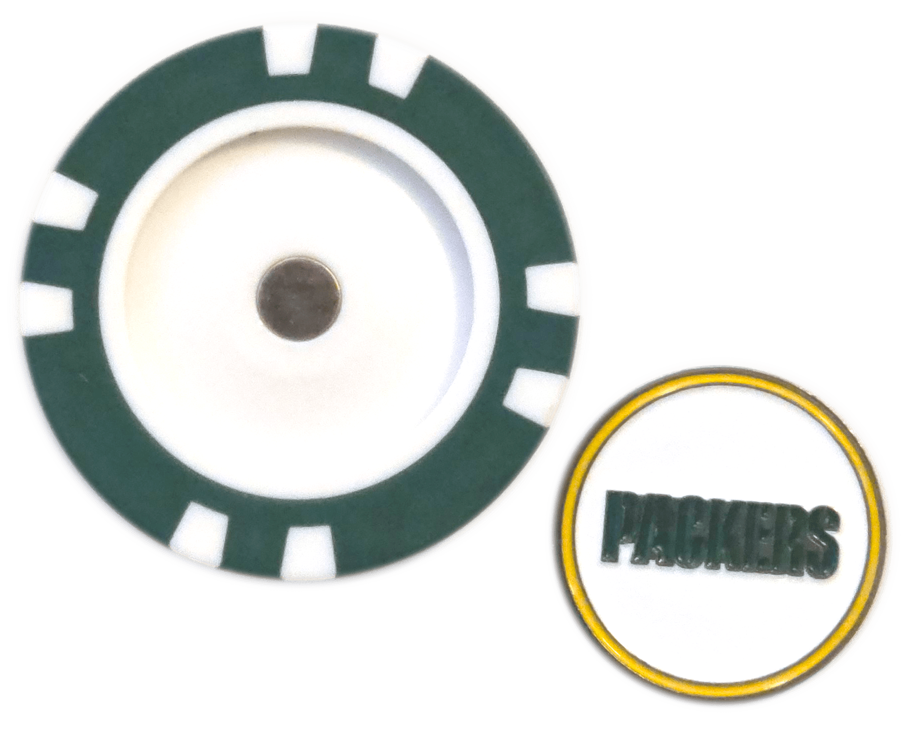 Officially Licensed Green Bay Packers Poker Chip Ball Marker - Black Girl Golf