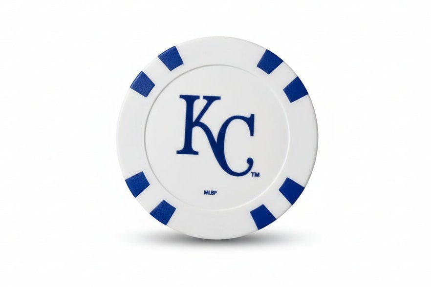 Officially Licensed Kansas CIty Royals Poker Chip Ball Marker - Black Girl Golf