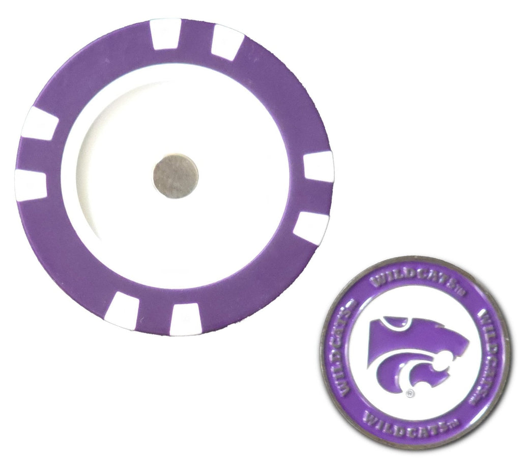 Officially Licensed Kansas State Wildcats Poker Chip Ball Marker - Black Girl Golf