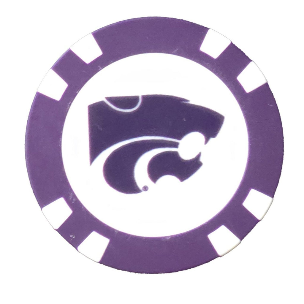 Officially Licensed Kansas State Wildcats Poker Chip Ball Marker - Black Girl Golf
