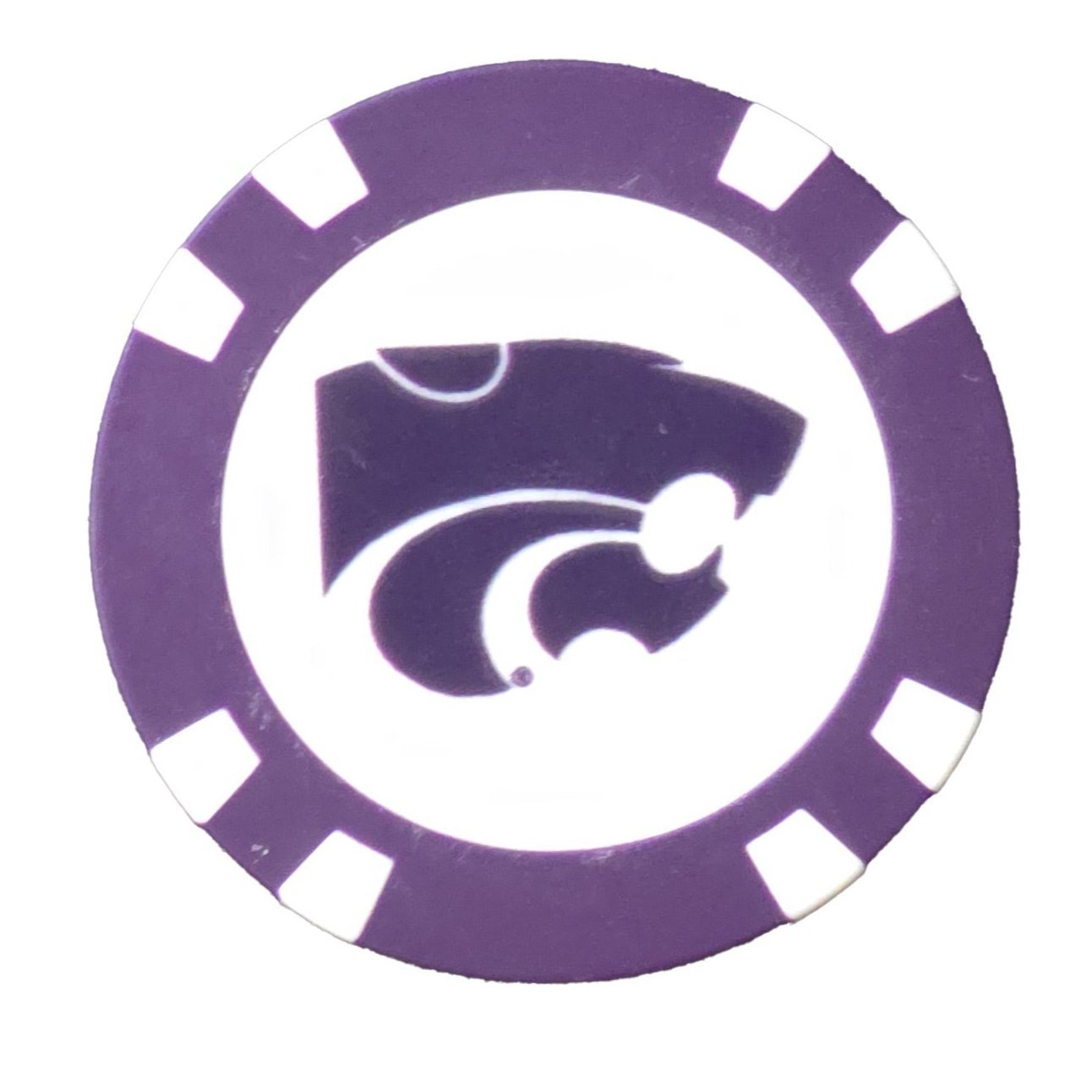 Officially Licensed Kansas State Wildcats Poker Chip Ball Marker - Black Girl Golf