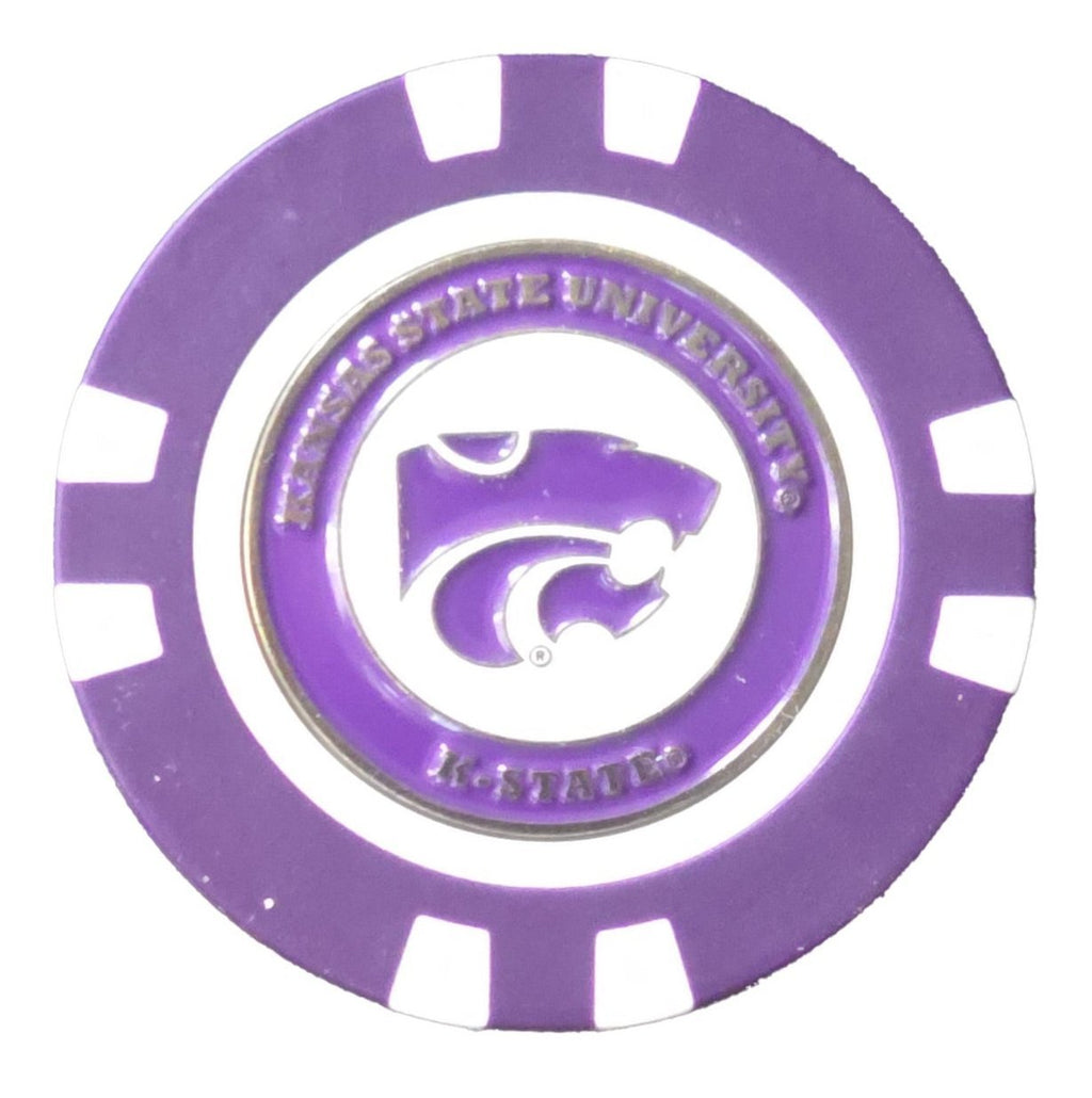 Officially Licensed Kansas State Wildcats Poker Chip Ball Marker - Black Girl Golf