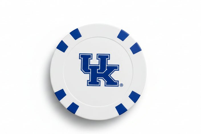 Officially Licensed Kentucky Wildcats Poker Chip Ball Marker - Black Girl Golf