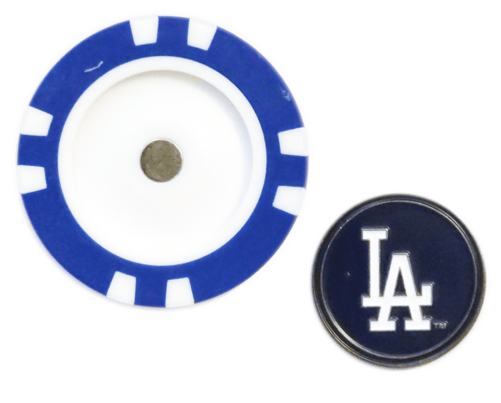 Officially Licensed Los Angeles Dodgers Poker Chip Ball Marker - Black Girl Golf