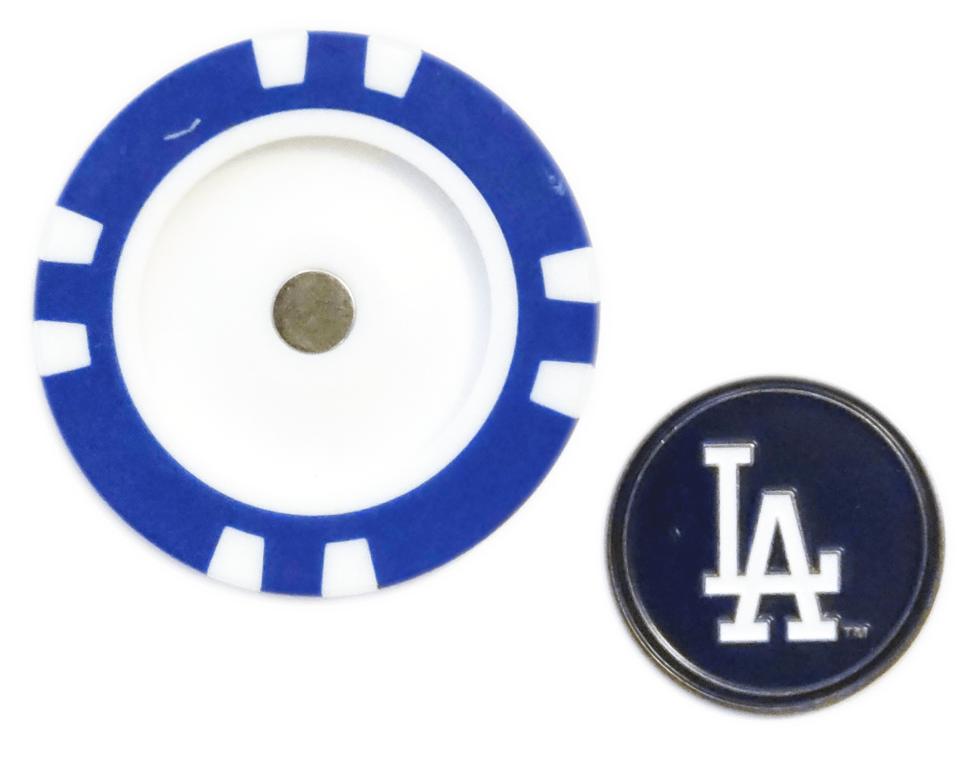 Officially Licensed Los Angeles Dodgers Poker Chip Ball Marker - Black Girl Golf