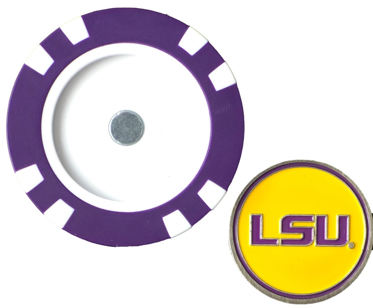 Officially Licensed LSU Tigers Poker Chip Ball Marker - Black Girl Golf