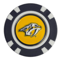Officially Licensed Nashville Predators Poker Chip Golf Ball Marker - Black Girl Golf