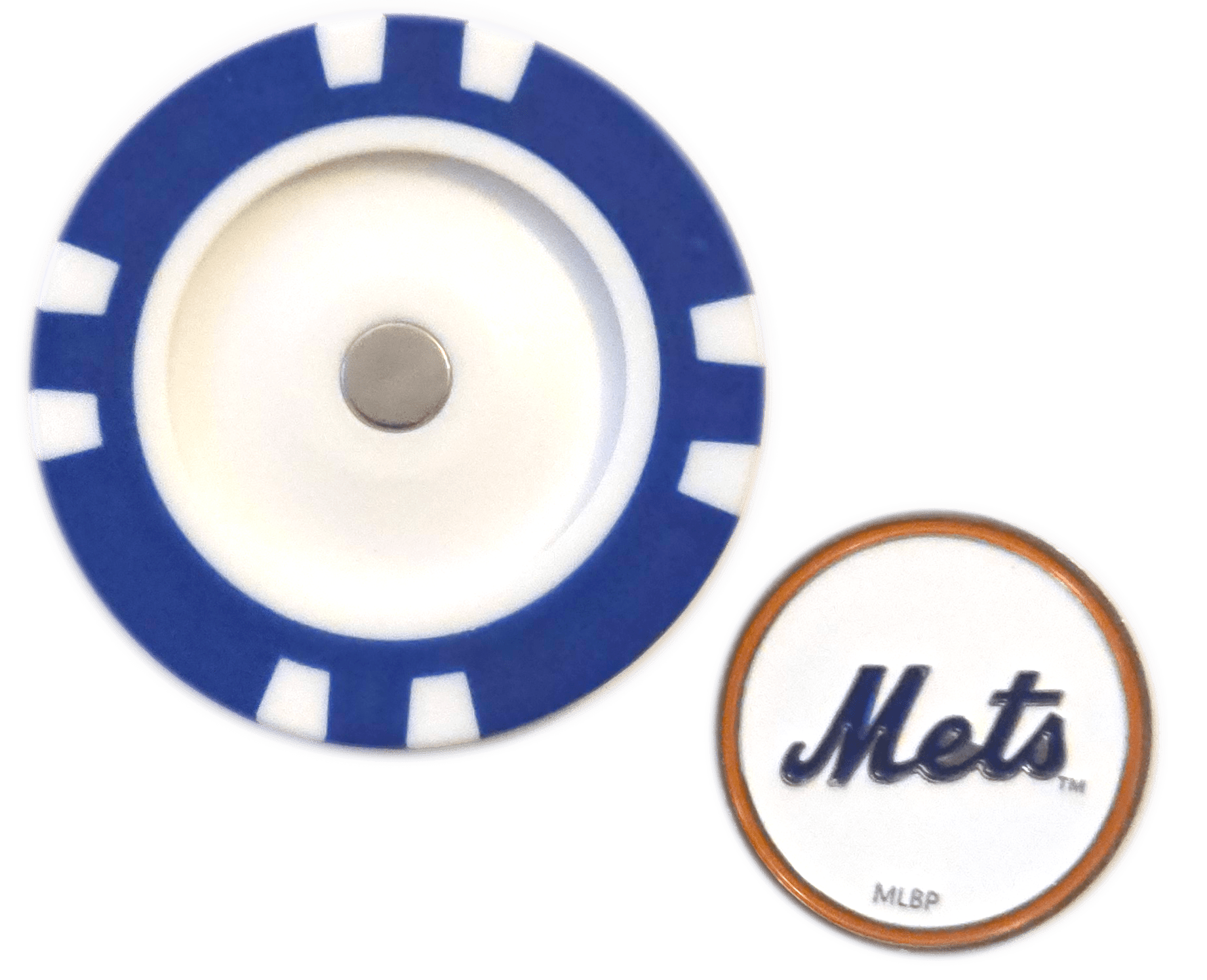 Officially Licensed New York Mets Poker Chip Ball Marker - Black Girl Golf