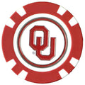 Officially Licensed Oklahoma Sooners Poker Chip Ball Marker - Black Girl Golf