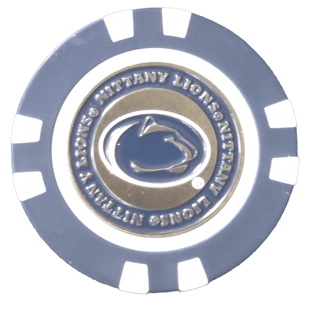 Officially Licensed Penn State Nittany Lions Poker Chip Ball Marker - Black Girl Golf