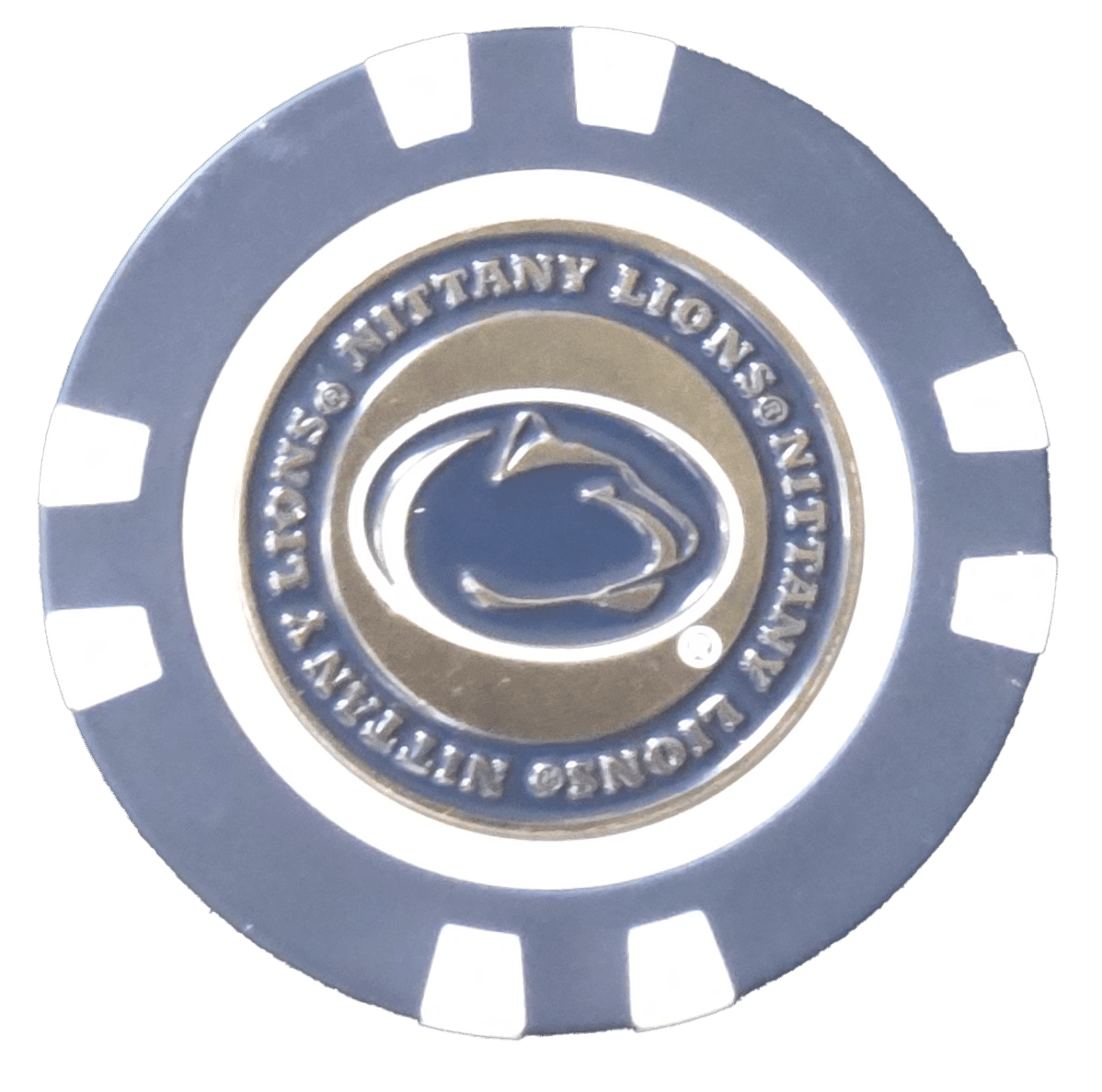 Officially Licensed Penn State Nittany Lions Poker Chip Ball Marker - Black Girl Golf
