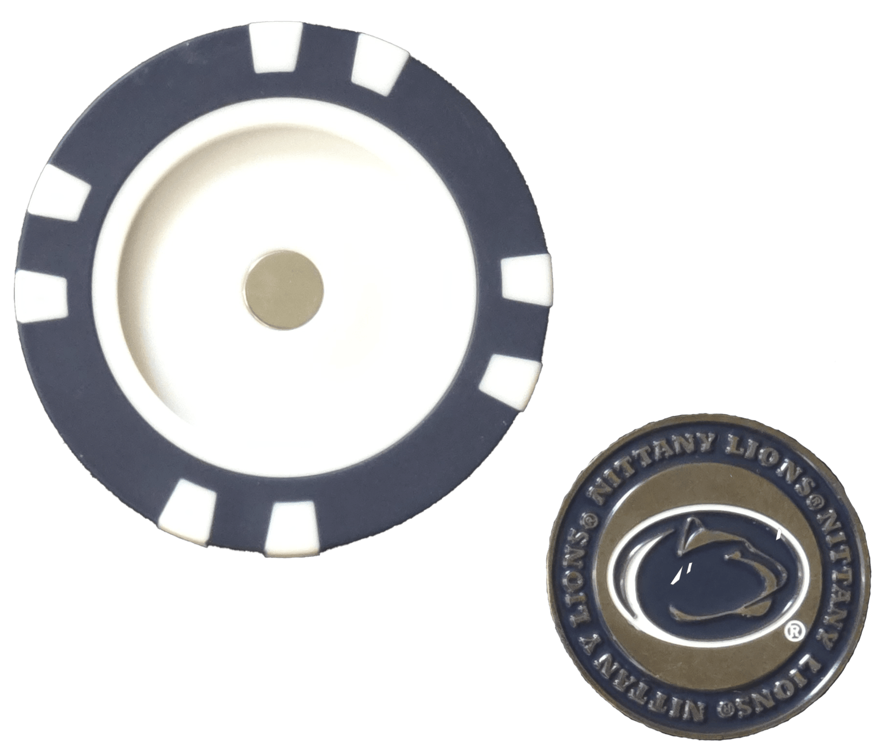 Officially Licensed Penn State Nittany Lions Poker Chip Ball Marker - Black Girl Golf