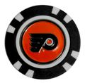 Officially Licensed Philadelphia Flyers Poker Chip Golf Ball Marker - Black Girl Golf