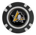Officially Licensed Pittsburgh Penguins Poker Chip Golf Ball Marker - Black Girl Golf