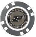 Officially Licensed Purdue Boilermakers Poker Chip Ball Marker - Black Girl Golf