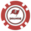 Officially Licensed Tampa Bay Buccaneers Poker Chip Ball Marker - Black Girl Golf
