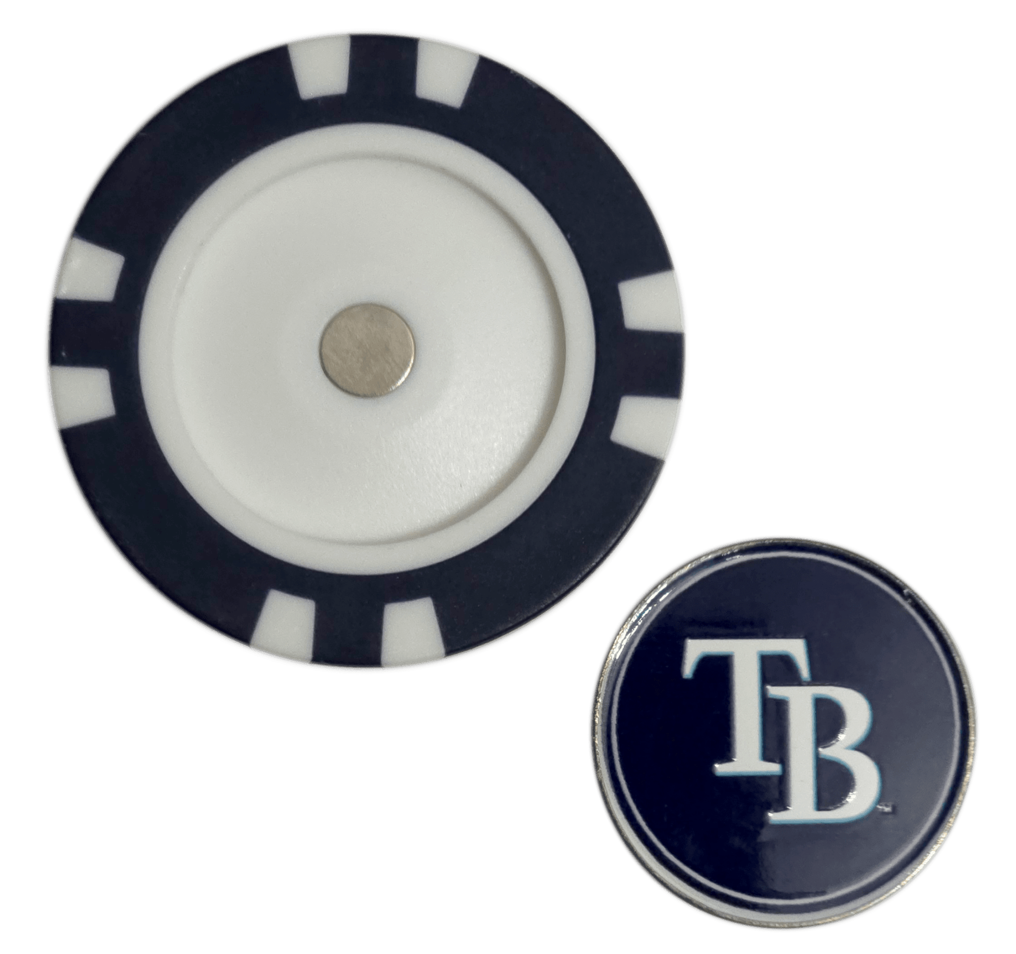 Officially Licensed Tampa Bay Rays Poker Chip Golf Ball Marker - Black Girl Golf