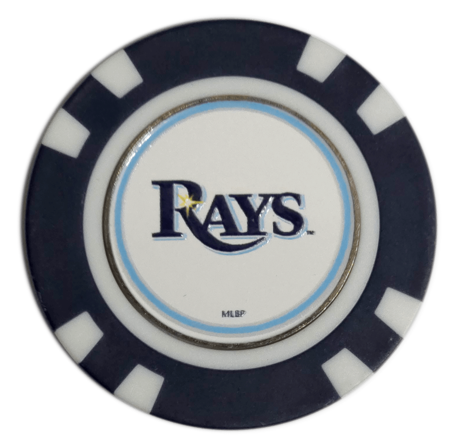 Officially Licensed Tampa Bay Rays Poker Chip Golf Ball Marker - Black Girl Golf