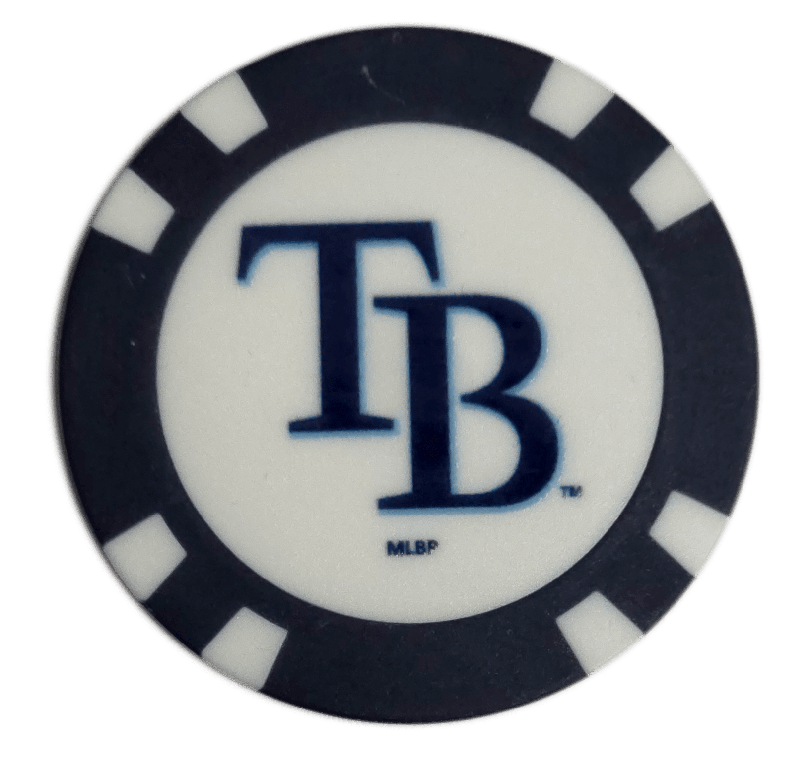 Officially Licensed Tampa Bay Rays Poker Chip Golf Ball Marker - Black Girl Golf