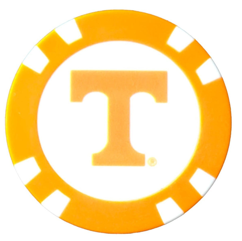 Officially Licensed Tennessee Volunteers Poker Chip Ball Marker - Black Girl Golf