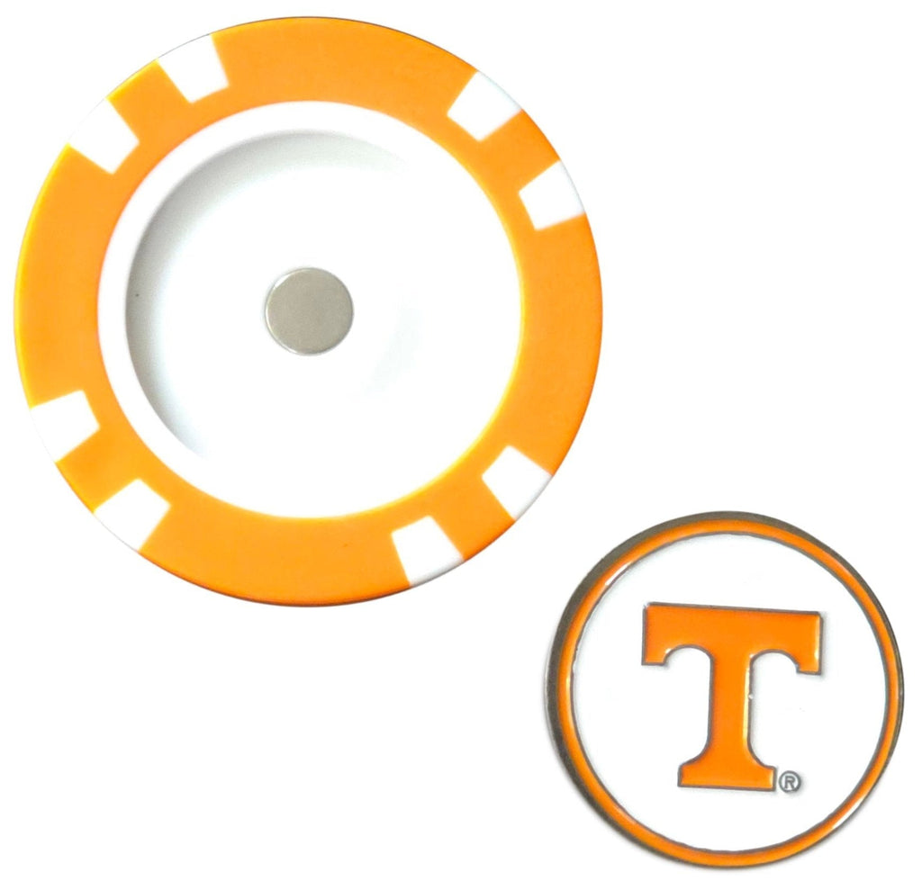 Officially Licensed Tennessee Volunteers Poker Chip Ball Marker - Black Girl Golf