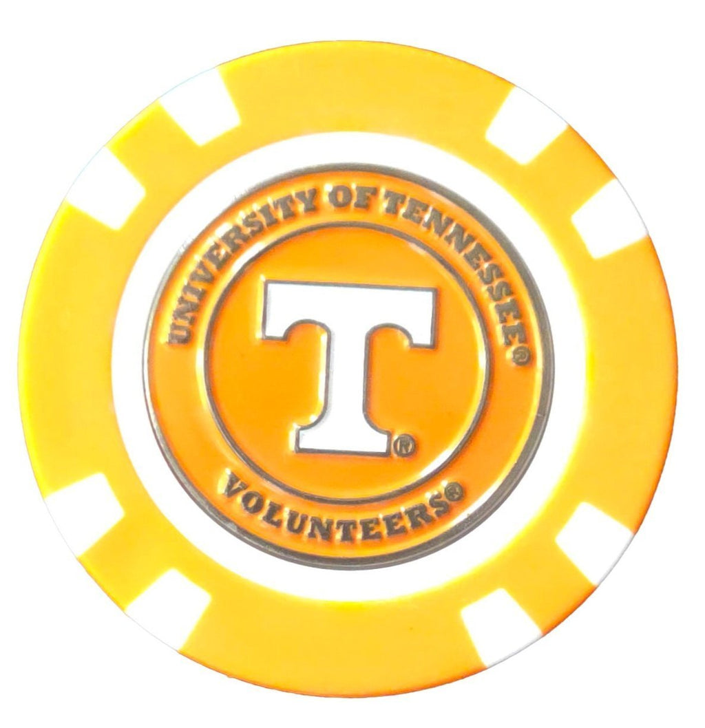 Officially Licensed Tennessee Volunteers Poker Chip Ball Marker - Black Girl Golf