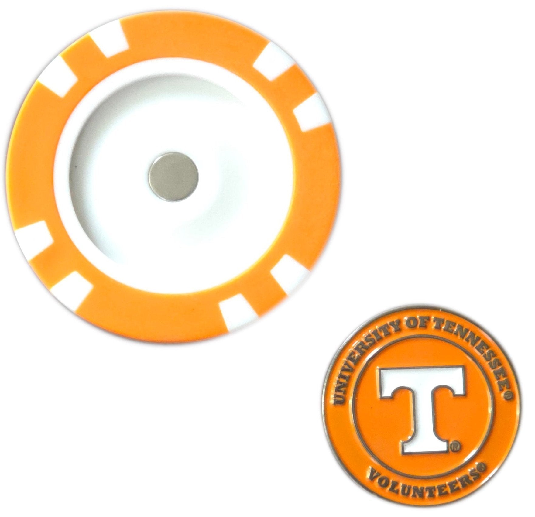 Officially Licensed Tennessee Volunteers Poker Chip Ball Marker - Black Girl Golf