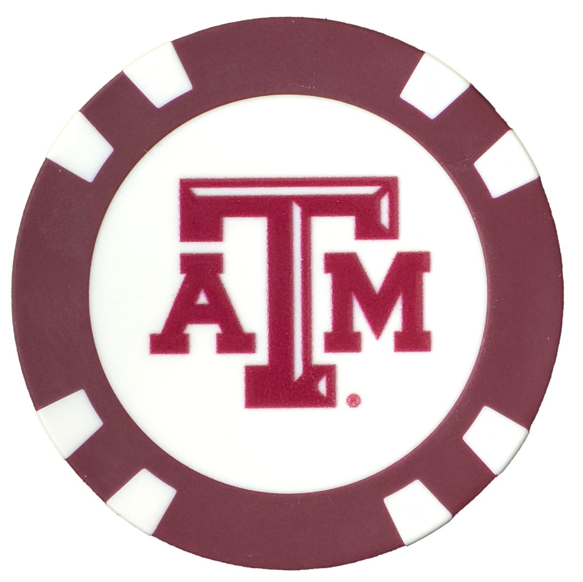 Officially Licensed Texas A&M Aggies Poker Chip Ball Marker - Black Girl Golf