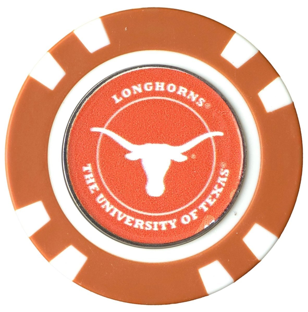 Officially Licensed Texas Longhorns Poker Chip Ball Marker - Black Girl Golf