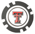 Officially Licensed Texas Tech Red Raiders Poker Chip Ball Marker - Black Girl Golf
