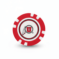 Officially Licensed Utah Utes Poker Chip Ball Marker - Black Girl Golf