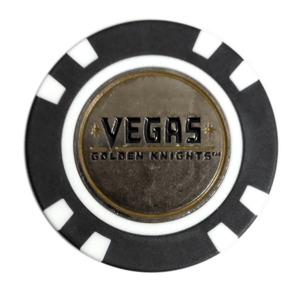 Officially Licensed Vegas Golden Knights Poker Chip Golf Ball Marker - Black Girl Golf