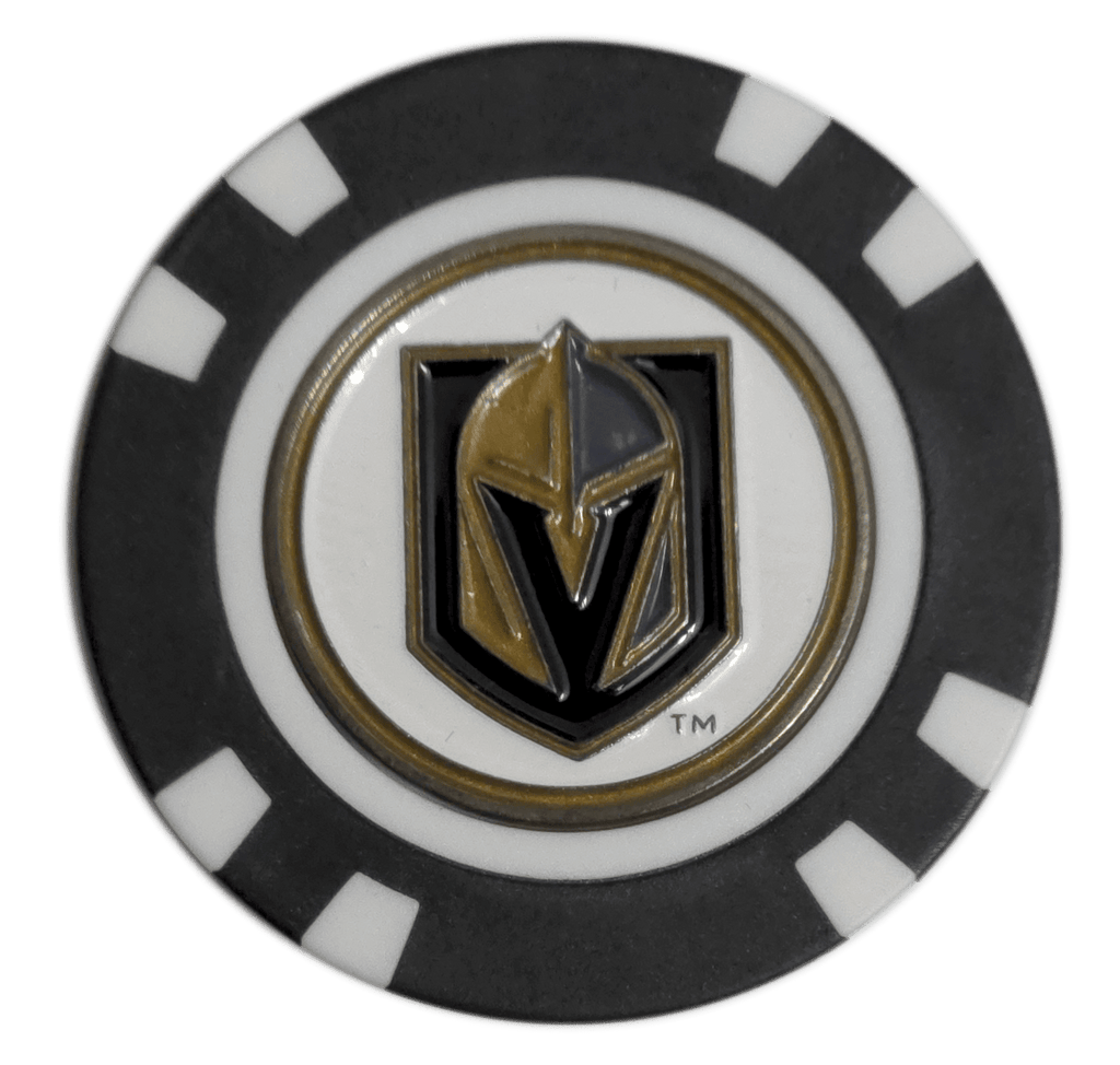 Officially Licensed Vegas Golden Knights Poker Chip Golf Ball Marker - Black Girl Golf