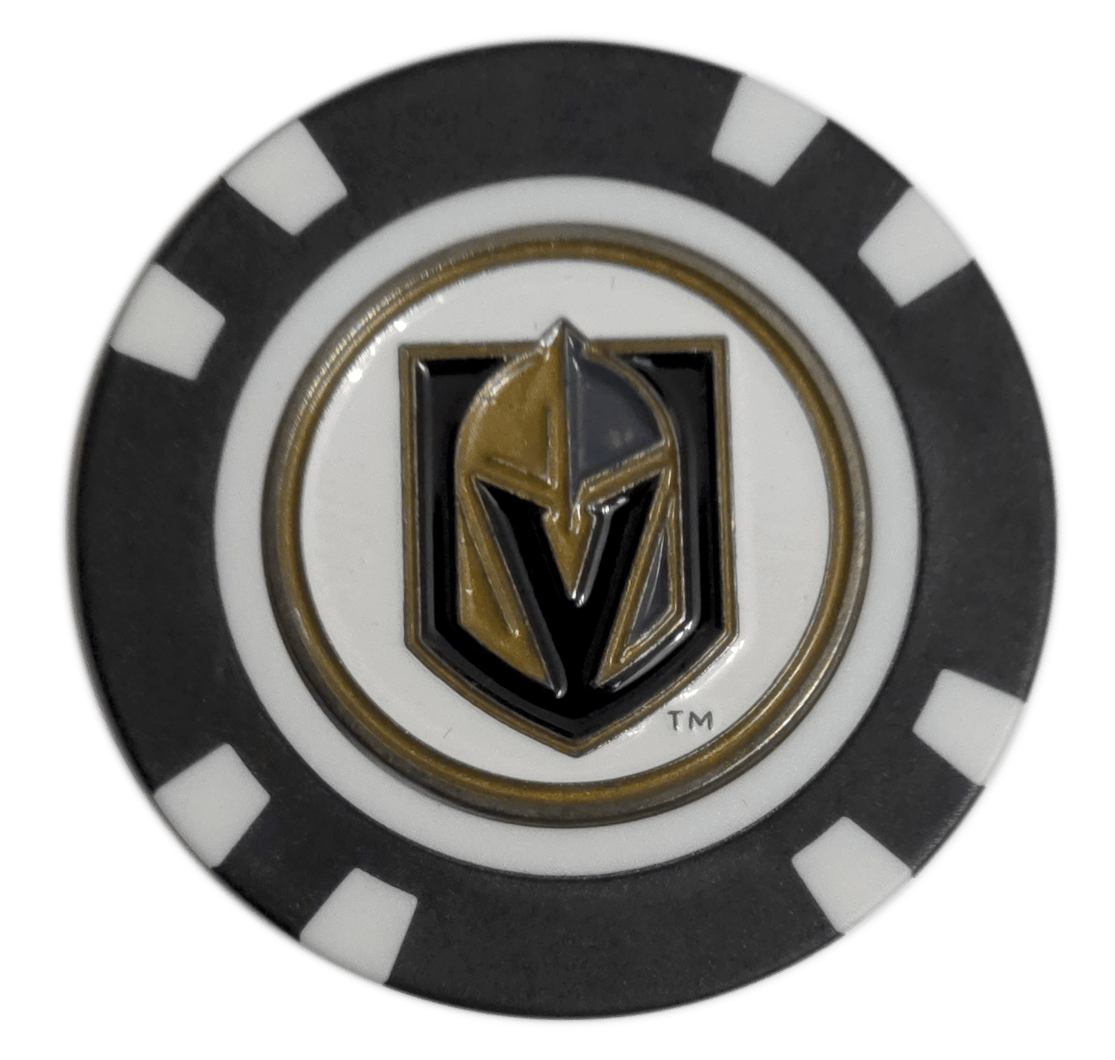 Officially Licensed Vegas Golden Knights Poker Chip Golf Ball Marker - Black Girl Golf