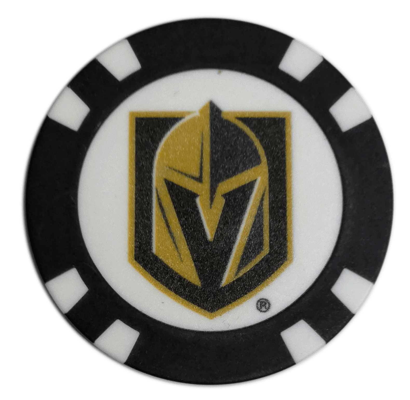 Officially Licensed Vegas Golden Knights Poker Chip Golf Ball Marker - Black Girl Golf