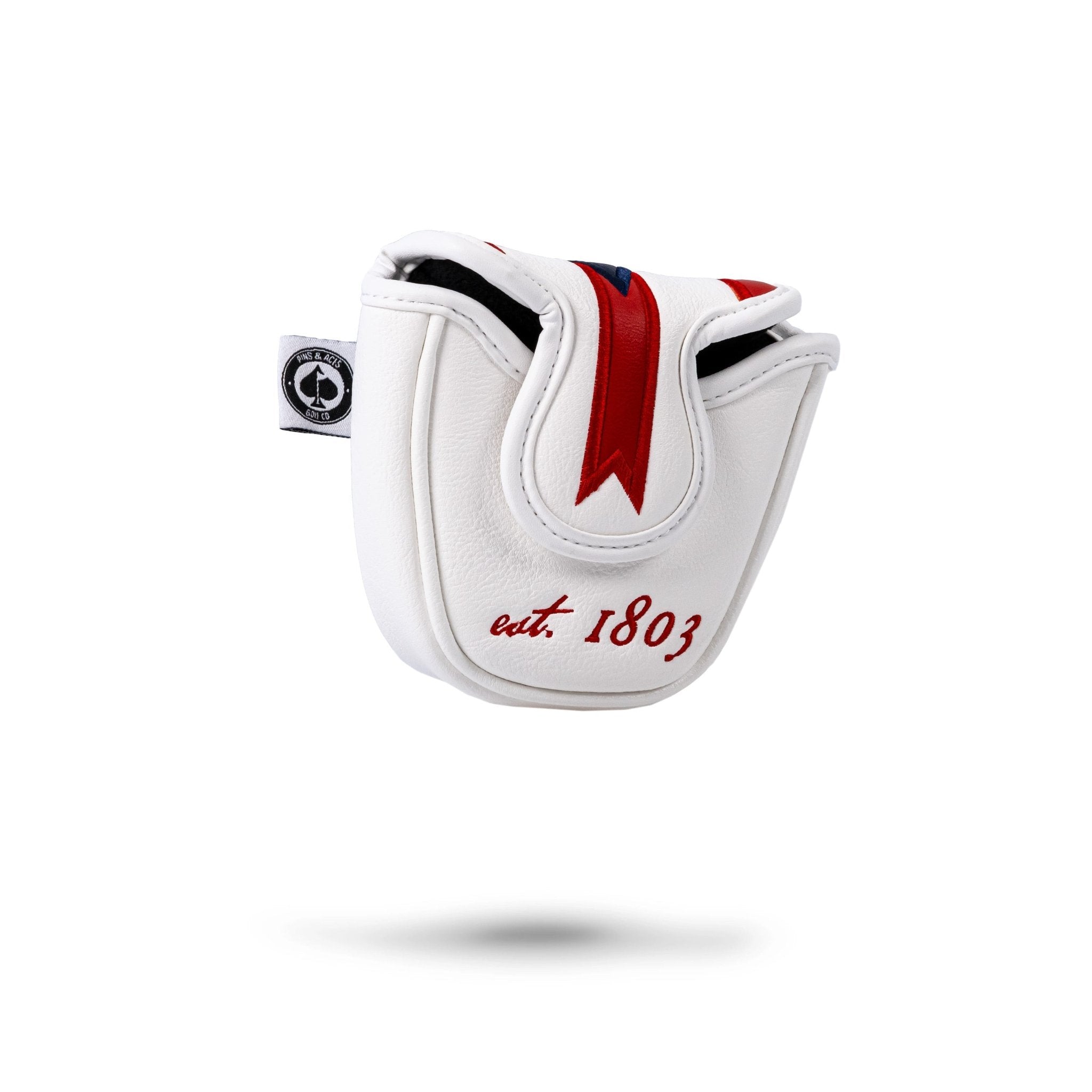 Ohio State Flag - Mallet Putter Cover - Black Girl Golf