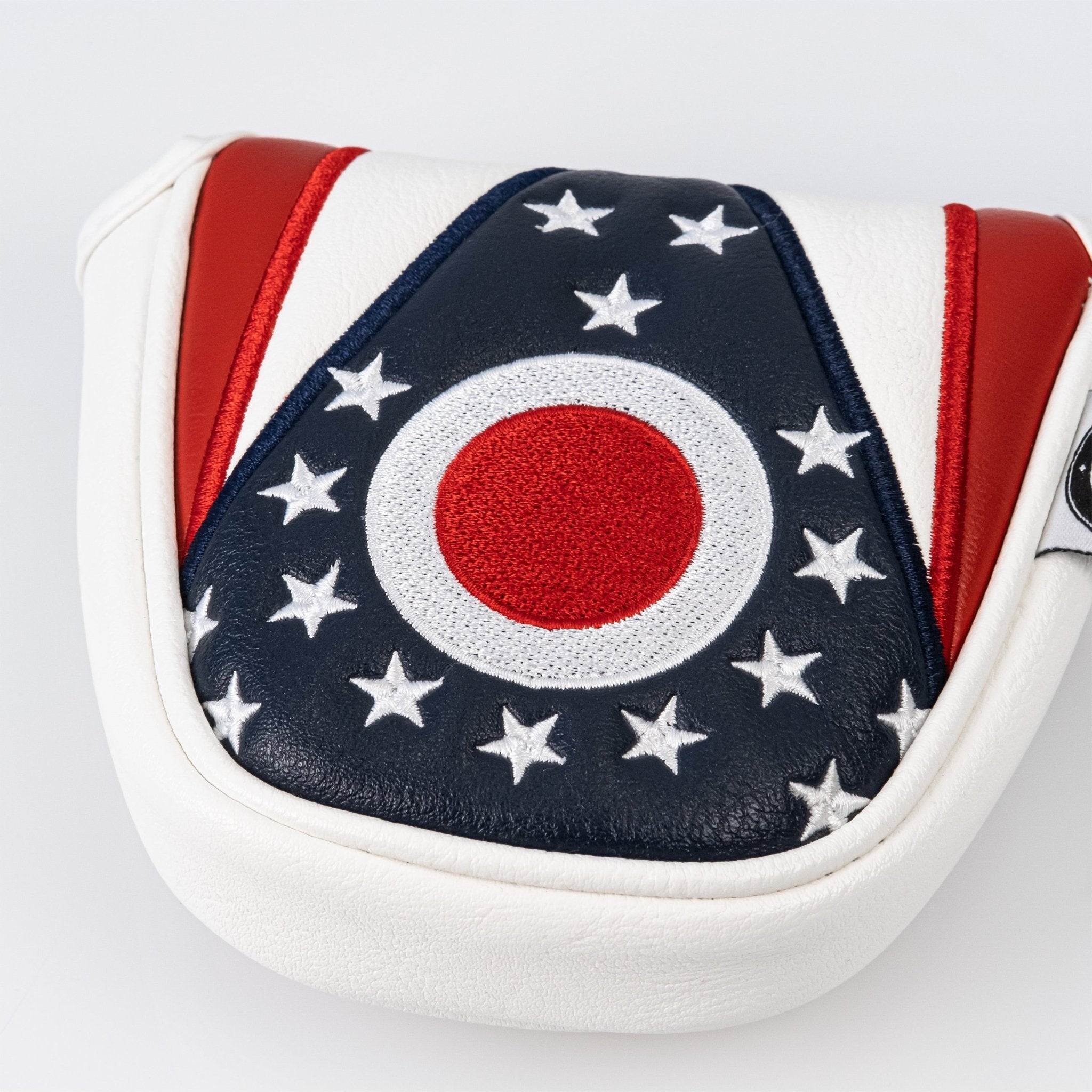 Ohio State Flag - Mallet Putter Cover - Black Girl Golf