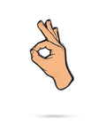 OK Hand Ball Marker - Black Girl Golf