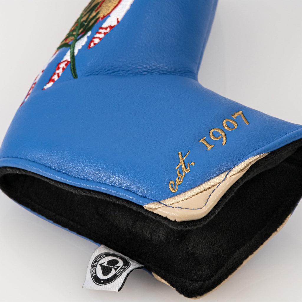 Oklahoma State Flag - Blade Putter Cover - Black Girl Golf