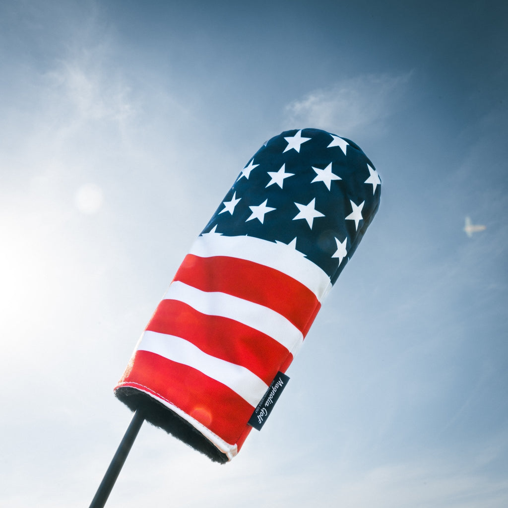 Old Glory Barrel Headcover - Black Girl Golf