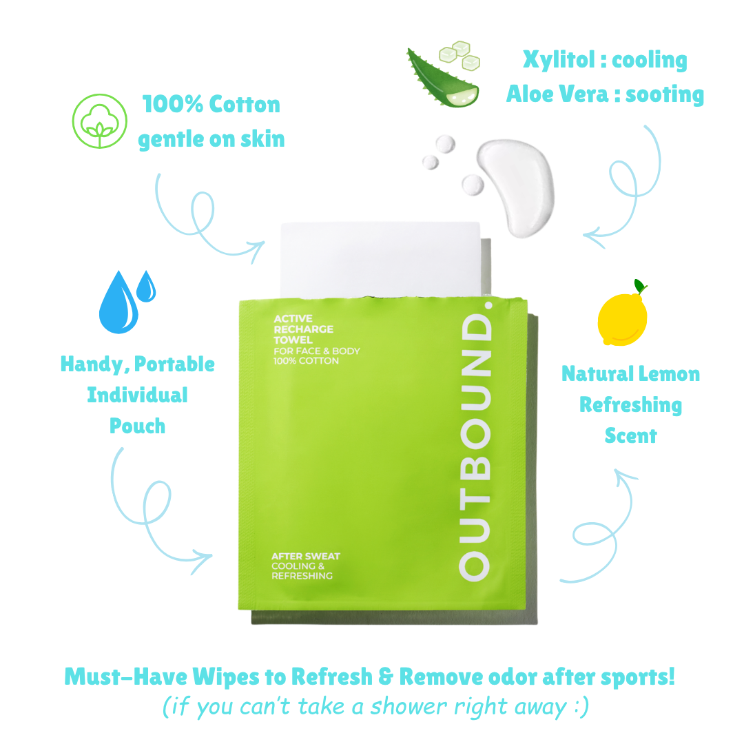 OUTBOUND Active Recharge Towel (8 Pack)