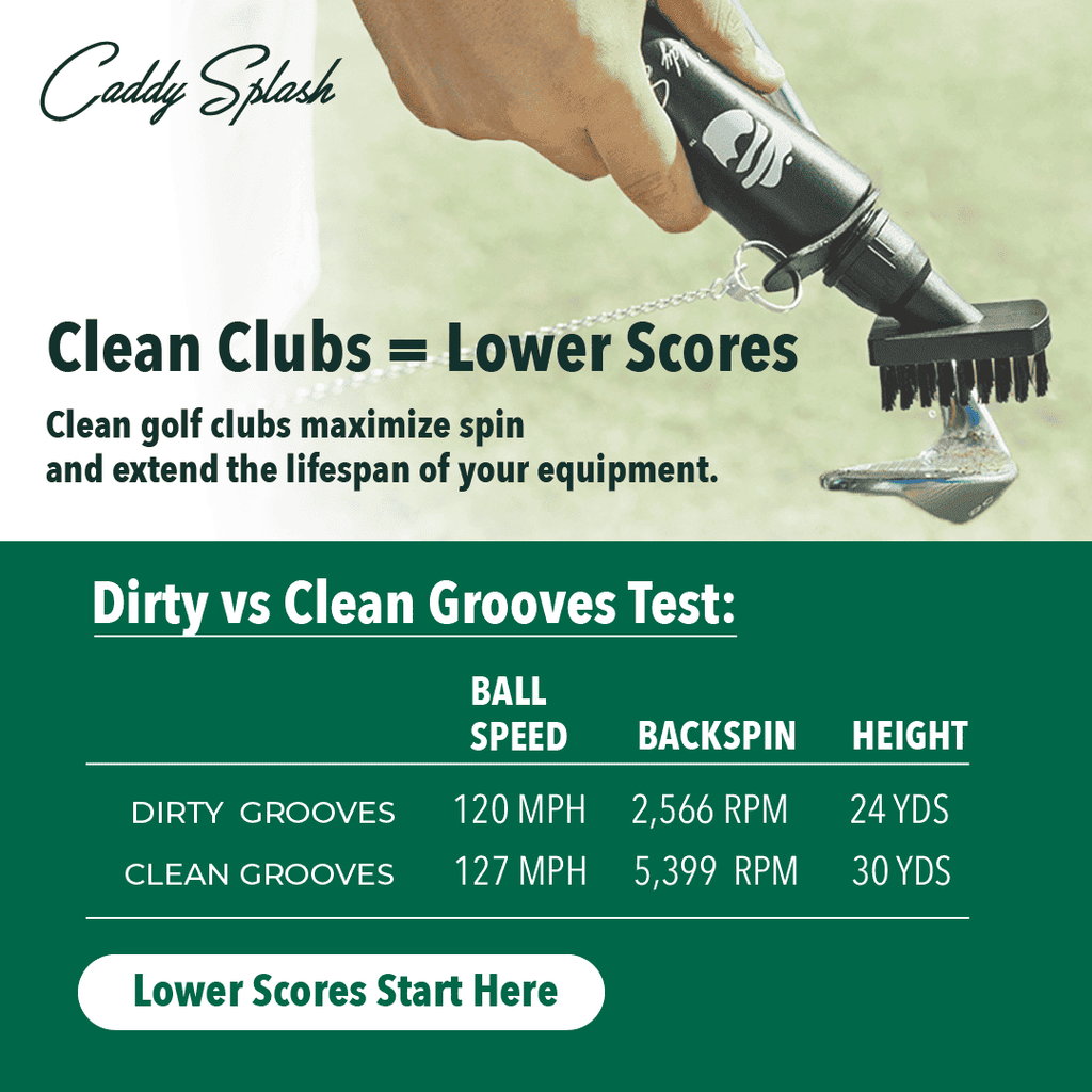 Original Golf Club Water Brush Cleaner - Black - Black Girl Golf