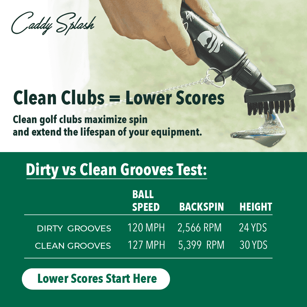 Original Golf Club Water Brush Cleaner - Black - Black Girl Golf