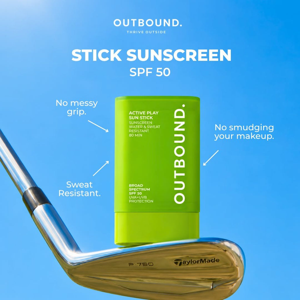 OUTBOUND Active Play Sun Stick SPF 50 - Black Girl Golf