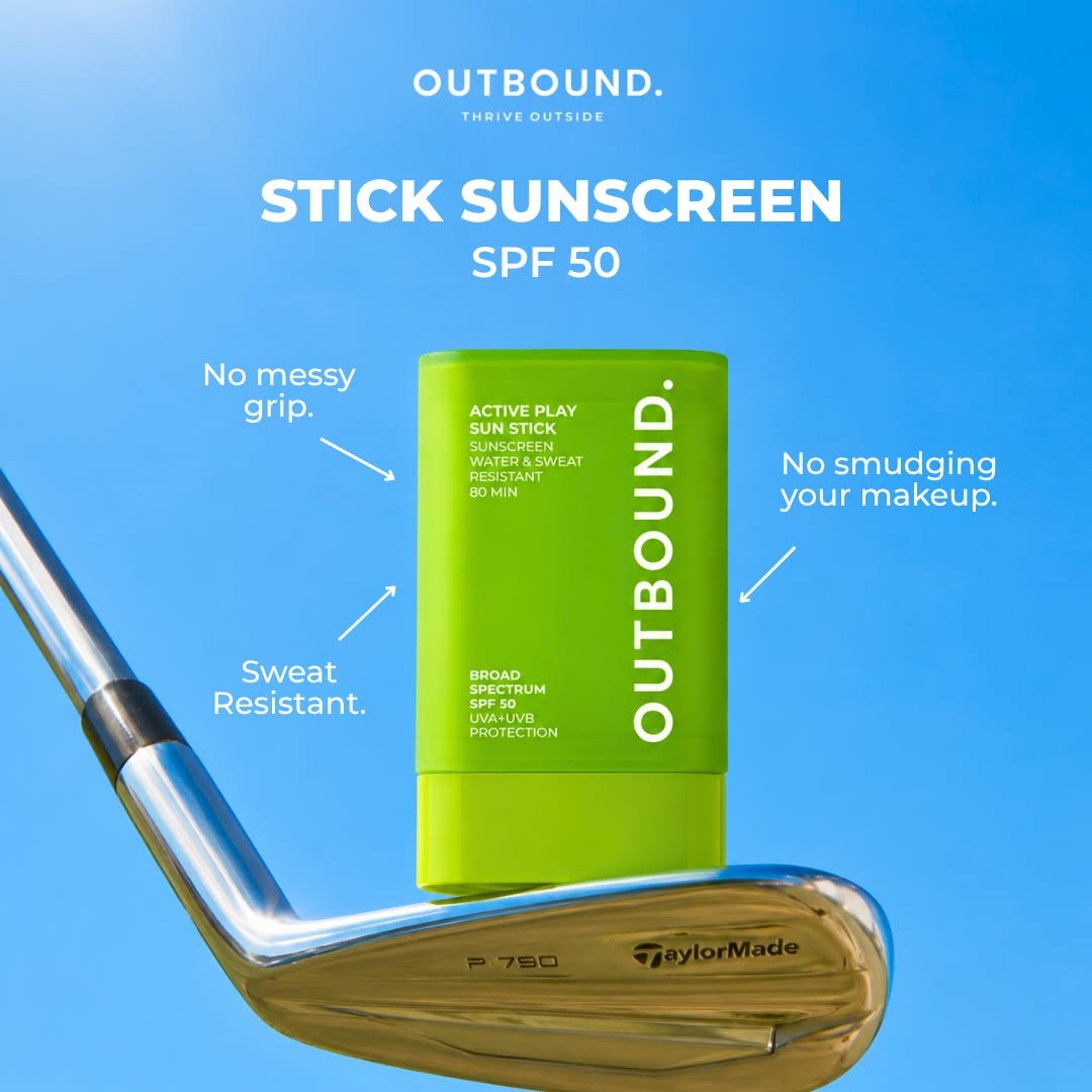 OUTBOUND Active Play Sun Stick SPF 50 - Black Girl Golf