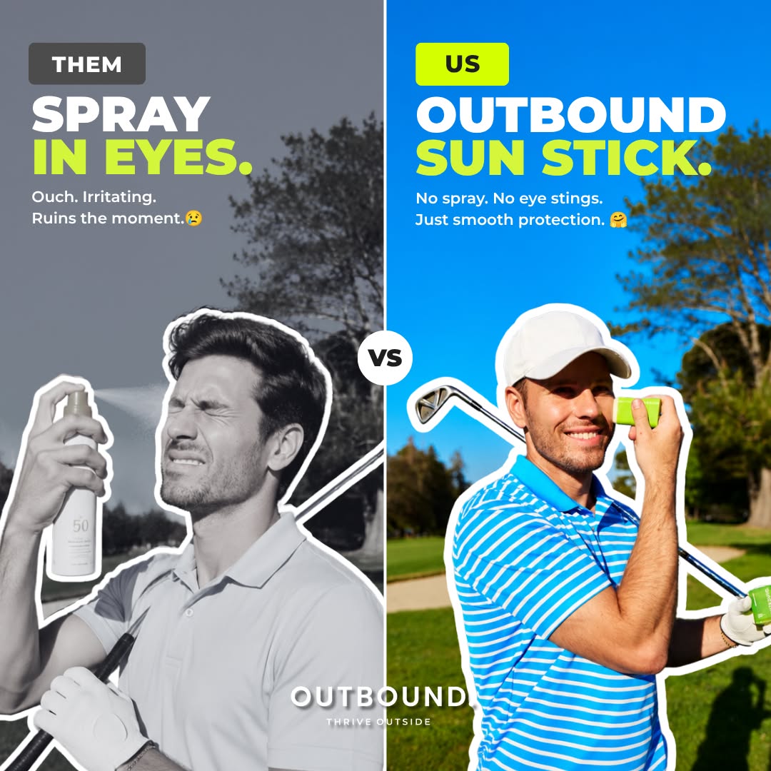 OUTBOUND Active Play Sun Stick SPF 50 - Black Girl Golf
